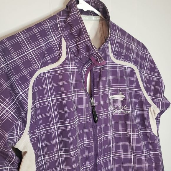 𝅺sun Ice purple grey spring fall jacket Large - Picture 6 of 8